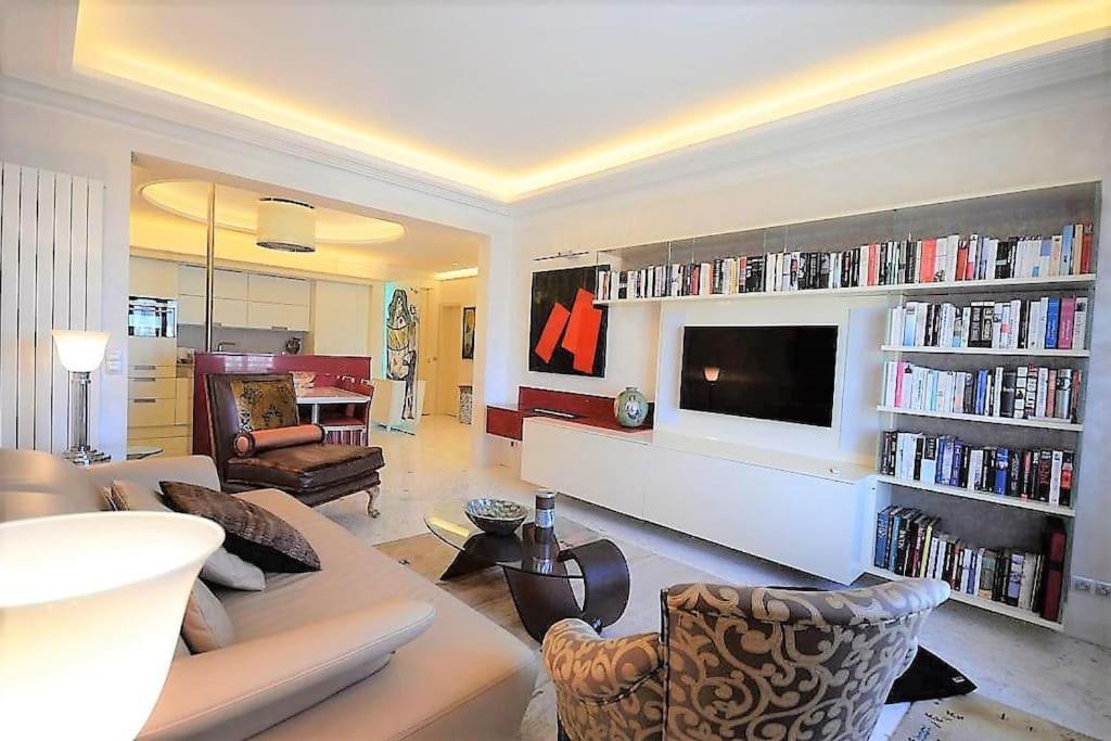 Palais Miramar Suite Art Modern - Derniere Etages Vue Mer - 75M De Confort - En Face Des Plages -Wifi - Clim Cannes Exteriér fotografie