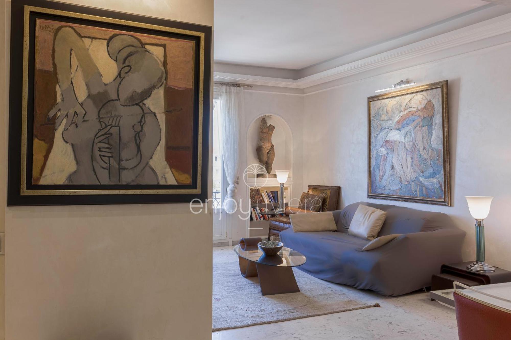 Palais Miramar Suite Art Modern - Derniere Etages Vue Mer - 75M De Confort - En Face Des Plages -Wifi - Clim Cannes Exteriér fotografie