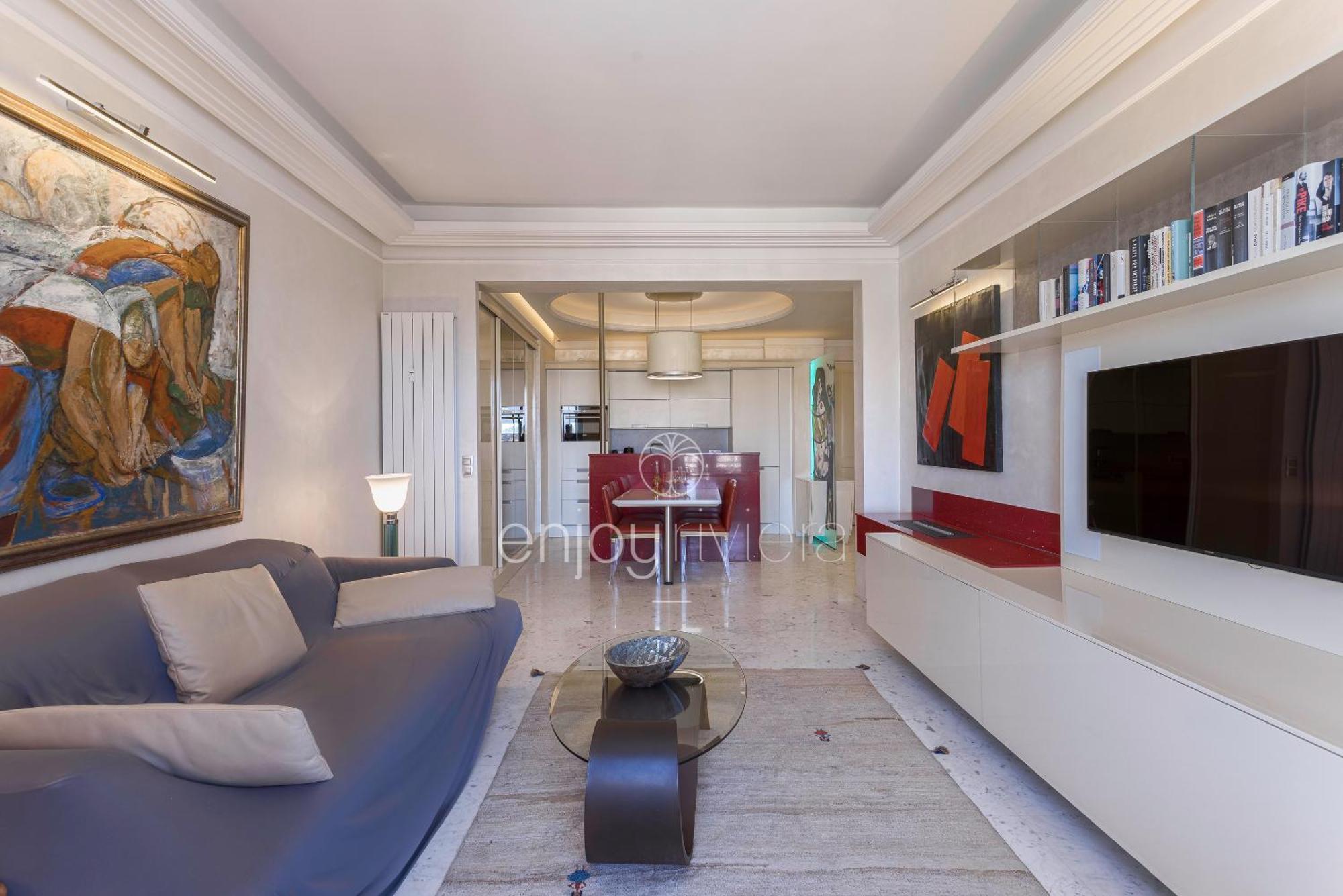 Palais Miramar Suite Art Modern - Derniere Etages Vue Mer - 75M De Confort - En Face Des Plages -Wifi - Clim Cannes Exteriér fotografie