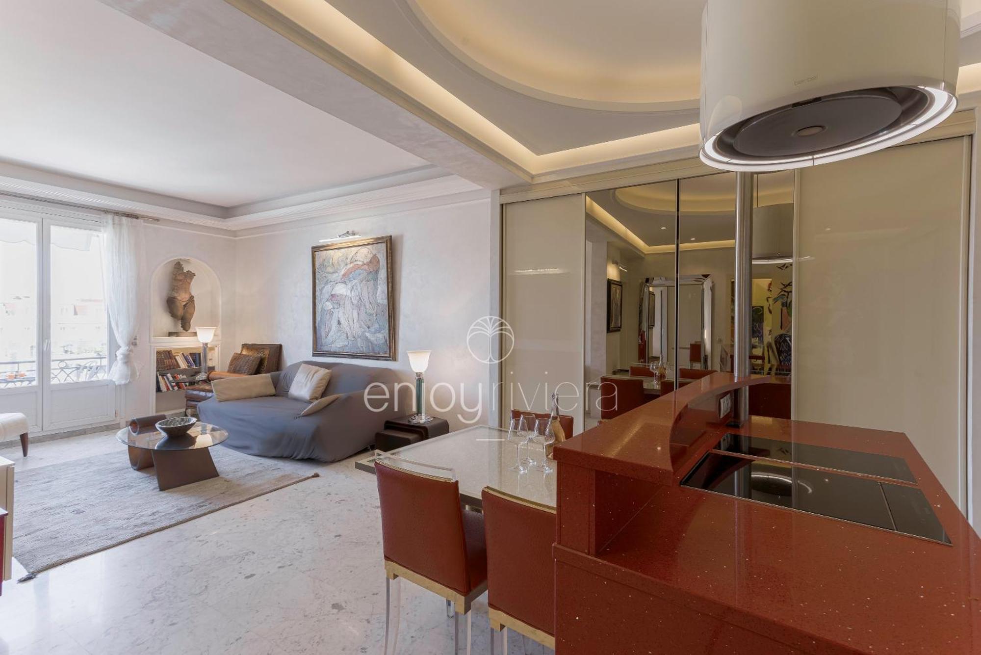 Palais Miramar Suite Art Modern - Derniere Etages Vue Mer - 75M De Confort - En Face Des Plages -Wifi - Clim Cannes Exteriér fotografie