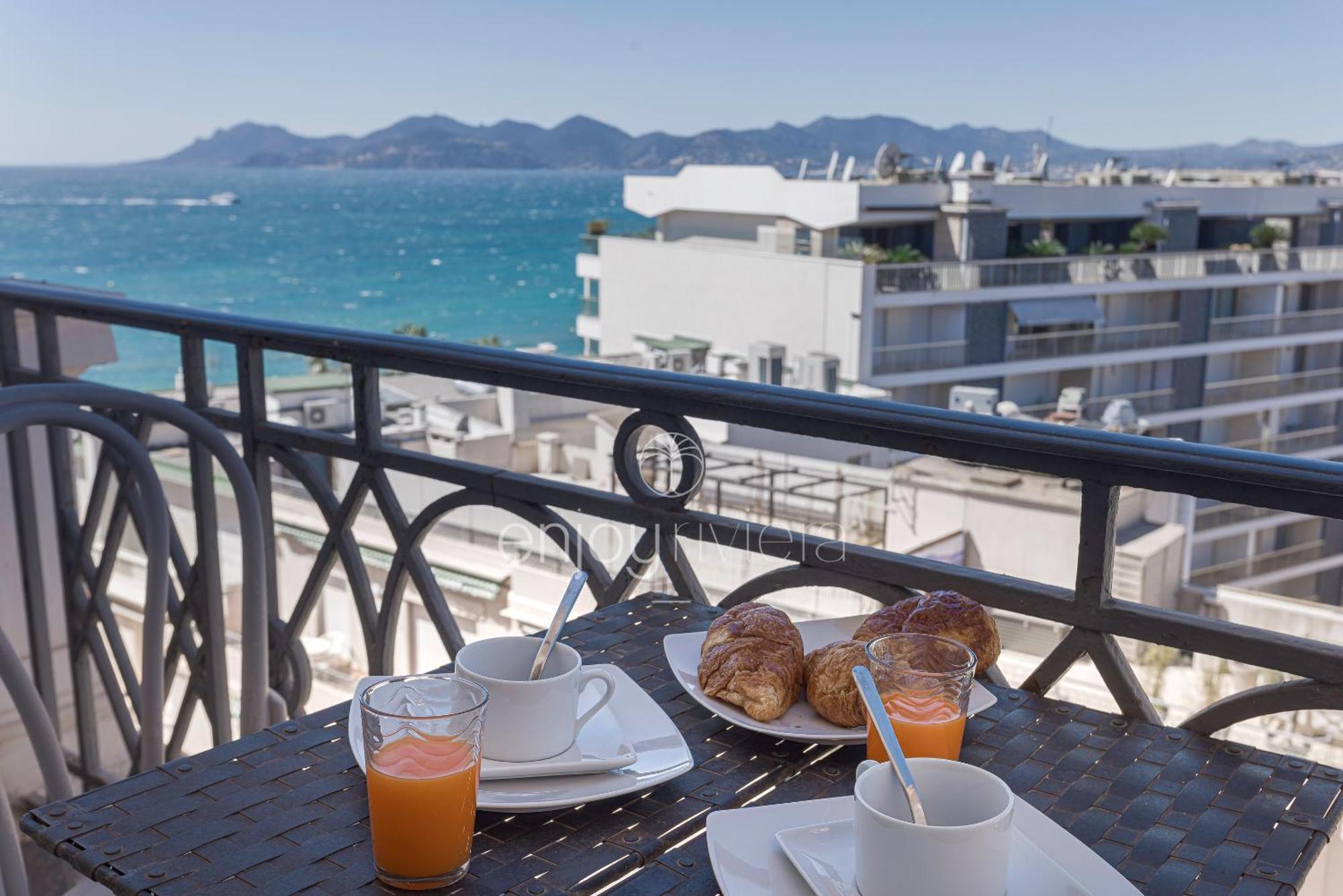 Palais Miramar Suite Art Modern - Derniere Etages Vue Mer - 75M De Confort - En Face Des Plages -Wifi - Clim Cannes Exteriér fotografie